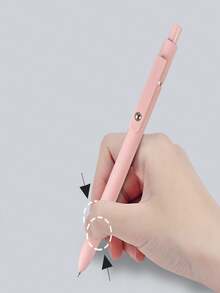 Retro High-Appearation-Grade Black Pen Student Creative Practice Pen, Morandi Colored Student Stationery Neutral Quick-Drying Carbon Pen, Office Signature Pen 1 /5 Pieces