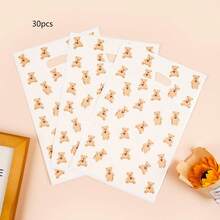 30 piezas Bolsas de regalo con asa de oso de peluche marrón para baby shower, adecuadas para fiesta de revelación de género, baby shower, celebración de cumpleaños, fiesta de baño de bebé, fiesta del Día del Niño, boda, fiesta de novias, y fiesta con tema de oso de peluche - Decoración de pastel, bolsas de embalaje, decoraciones de cumpleaños, centros de mesa, relleno de bolsas de regalo, bolsas pequeñas a granel, artículos de regalo, recuerdos de fiesta para adultos, decoración de fiesta, recuerdos de despedida de soltera, dama de honor, fiesta de novias, artículos de boda, recuerdos de boda para invitados - Oso amarillo - Ver 10