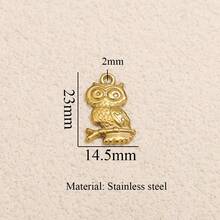 1 pieza Colgante de acero inoxidable con diseño de cebra y cachorro, versátil y de moda - 31 colgantes - Ver 9