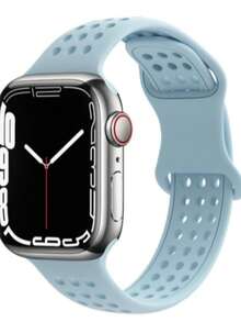 St.Siabe Soft & Breathable Sports Watch Band, Compatible With 49mm, 41mm, 40mm, 38mm, 45mm, 44mm, 42mm Watches For Men And Women, Durable Silicone Replacement Strap Accessories For Series 8, 7, 6, 5, 4, 3, 2, 1 - Yellow - View 11