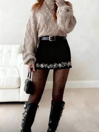 Suéter único de colores sólidos, de estilo minimalista, elegante y sofisticado, para uso en la oficina y el día a día, cómodo y de moda, nueva llegada 2026