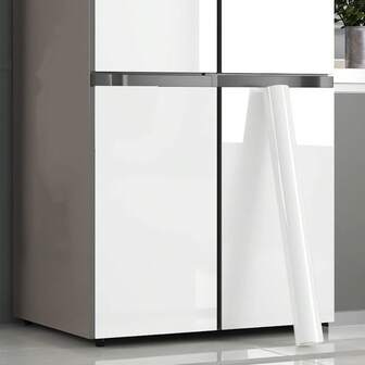 Lätt att dra av och fästa glansig tapet - Avtagbar PVC-film för kök, sovrum, vardagsrum och möbelrenovering, tvättbar texturdesign, enkel att rengöra och installera, rektangulär form, mångsidig ytkompatibilitet