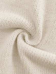 Women's Round Neck Plain Butterfly Print Crop Top, Casual Street Fashion Knit Vest, Spring Summer Cute, Versatile And Stylish - Apricot - View 10