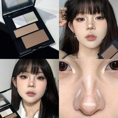 Twilight Sculpting Contour Palette - Precise Contouring, Natural Dimension, Shadows, Nose Shaping, Face Contouring Palette, Beginner-Friendly, Student, Birthday, Valentine's Day, Halloween, Christmas, Holiday Gift