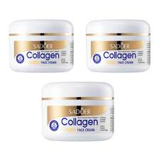 100g Collagen Anti-Wrinkle Cream, Moisturizing, Brightening, Nourishing, Firming Night Cream, Facial Moisturizer, Improves Skin Elasticity, Revitalizes Skin, Suitable For All Skin Types - Multicolor - View 15