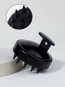 4Pcs Hair Clean Set,Continuous Spray Bottle(200ml), Silicone Scalp Massager,Shampoo Brush,Root Comb Applicator Bottle, Scalp Massager Shampoo Brush With Flower Hair Clip, Applicator Bottle For Hair Dye Applicator Bottle With Graduated