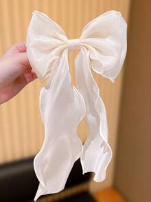 1/2/4pcs Butterfly Ribbon Hair Clips, Versatile, Dreamy & Fresh Style, Suitable For Cute Girls' Daily Wear, Parties, Adding Sweet & Dreamy Vibe To Your Look, Also Great As Gifts - Multicolor - View 10