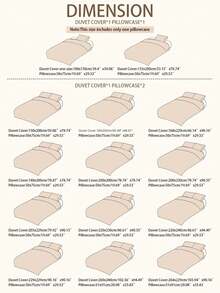 2/3pcs/Set Butterfly Flower Leaves Flower Pattern Duvet Cover Set Easy Care Microfiber Soft Bedding Set Soft Breatheable Wrink-Free Better For Sleep, Luxury Hotel Style, Gift For Mom Dad Friend, Quilt Comforter Duvet Cover*1 Pillowcase*1/2 King Queen Full Twin Size - Apricot - View 3