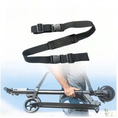 1/2pcs Adjustable Nylon Shoulder Strap | Suitable For Beach Chairs, Scooters, Balance Bikes, Yoga Mats | Features Non-Slip Pad, Comfort And Durability, Freely Adjustable Length
