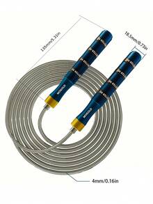Adjustable Speed Jump Rope, With Self-Locking Screwless Mechanism, Heavy Duty Fitness Jump Rope For Adults, Unisex, Ergonomic Handles, Suitable For CrossFit, HIIT, Fat Burning, Cardio, Home Gym Workout - Multicolor - View 10