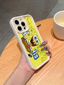 1个卡通简约字母图案防震手机壳，兼容三星/苹果17/16/15/14/13/12/11 Pro Max/12 Pro/14 Plus及其他型号 - 彩色 - 查看 5