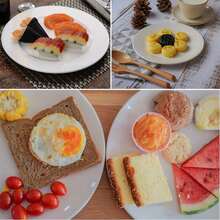 6-Inch White Round Plates, Porcelain White Salad Plates, Melamine-Like Dessert/Salad Plates, Classic Round Wide-Rim Design, Elegant, Shock-Resistant And Not Easy To Break, Ceramic Salad Plates & Dessert Plates, White Tableware Plates. Ceramic & Melamine Dessert Plates, White Round Melamine Tableware, Plastic Melamine-Like Plates, Melamine Dishes, Melamine Round Plates, Commercial Bowls & Plates For Buffets, Commercial Tableware Suitable For Hotels, Restaurants And Buffets, Ideal For Business And Catering Occasions - 白色 - 查看 4