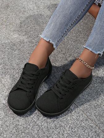 New Outdoor Sports Wide Fit Breathable Non-Slip Lightweight Casual Shoes, Barefoot Hiking Shoes For Men And Women, Round Toe Low-Top Lace-Up Flat Trekking Shoes