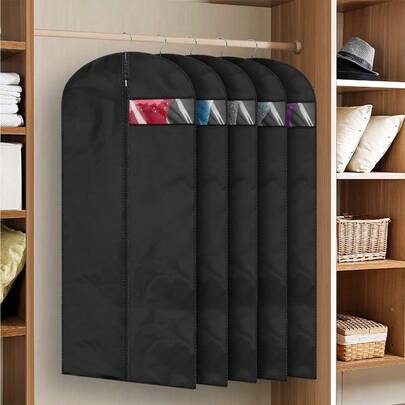 Túi đựng quần áo nam - Có ngăn đựng thẻ trong suốt, phù hợp để đựng vest, váy, áo sơ mi và áo khoác.