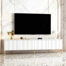 Television Stands & Entertainment Centers - White + MDF + Particle Board + 50-59 Inches-1 - View 1