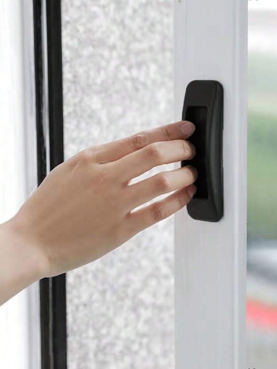 4pcs No Drill Adhesive Sliding Door Handles, Window Sliding Handles - Multicolor - View 1