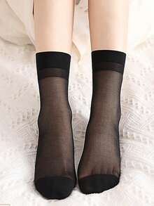 1/5/10/20 pares de medias de seda para mujeres en verano, calcetines cortos ultrafinos, anti-enganches, resistentes al desgaste, dispensables, antideslizantes, invisibles, calcetines transparentes de color carne