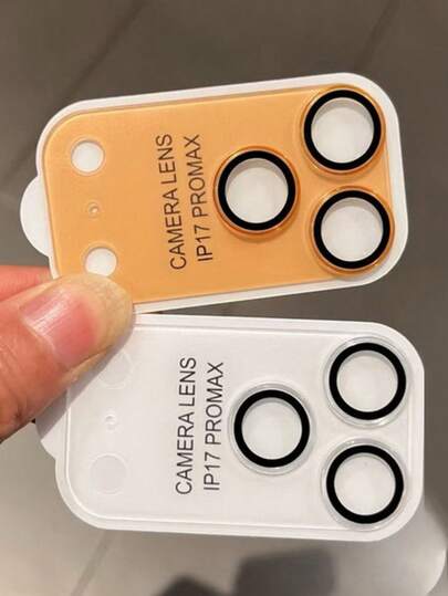1片极简磨砂半透明相机保护膜，兼容 17 Pro Max/17 Pro，防摔保护盖，手机镜头配件，适用于日常、办公室、家庭使用。防水、防震、防摔、防刮。