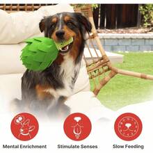 WSXC Artichoke Snuffle Toy For Dogs Interactive Dog Treat Puzzle Puppy Plush Chew Toy Machine Washable Dog Enrichment Made Of  Materials All Breed Sizes Artichoke - 薊 - 查看 4