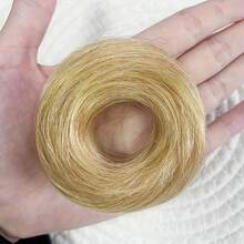 1 chiếc dây buộc tóc giả kiểu búi rối thời trang, phụ kiện tóc co giãn cho nữ, thích hợp cho kiểu tóc thường ngày. - Nhiều màu - Xem 6