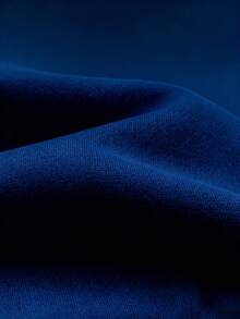 1pc Tween Boy Thermal Lined Thick Warm Sweatshirt, Young Student Clothing, Suitable Autumn/Winter Long Sleeve Top - Navy Blue - View 8