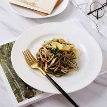 6-Inch White Round Plates, Porcelain White Salad Plates, Melamine-Like Dessert/Salad Plates, Classic Round Wide-Rim Design, Elegant, Shock-Resistant And Not Easy To Break, Ceramic Salad Plates & Dessert Plates, White Tableware Plates. Ceramic & Melamine Dessert Plates, White Round Melamine Tableware, Plastic Melamine-Like Plates, Melamine Dishes, Melamine Round Plates, Commercial Bowls & Plates For Buffets, Commercial Tableware Suitable For Hotels, Restaurants And Buffets, Ideal For Business And Catering Occasions - 白色 - 查看 6