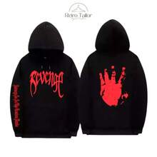 Revenge Hoodie Rapper Streetwear Sweatshirt Hip Hop Vintage Hoodie - style - 查看 2