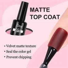FTMY 3-Piece/1-Piece 15ml Nail Polish Set Glossy, Matte Top Coat, Base Coat For Women, High Gloss, Low Odor, Long-Lasting, Perfect For Home Use - Trong suốt 3 - Xem 6