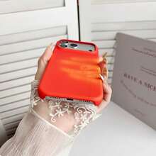 Adopting Thermal Sensing Design, Creative Inner Velvet Temperature-Sensitive Color-Changing Phone Case Compatible With IPhone 17 16 15 14 13 Pro Plus Max, Suitable For IPhone 17 Air Thermal Sensing Case, Candy Color Design, Simple Fashion Protective Cover, Multiple Models For IPhone Users, Technology Accessories Enthusiasts, Universal Long Sleeve Tops For 300 Regions - 1pc - View 2