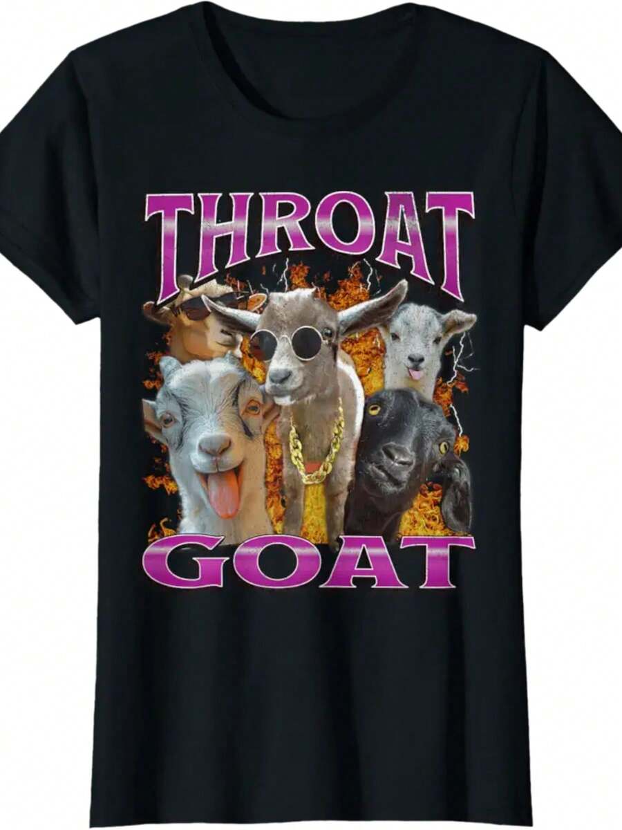 MildlyPerturbed Unisex-Adults Throat Goat Funny Offensive Adult Humor ...