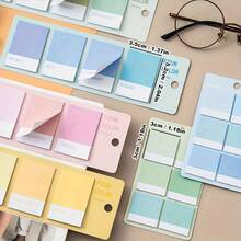 Colorful Sticky Notes Set - 120 Sheets, Strong Adhesive, Assorted Colors For Office, School, Home| Quick Notes And Indexing - Taro Blue Ice - View 9