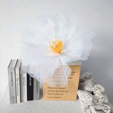 Flores artificiales de peonía de gasa de 75 cm de diámetro, flores gigantes hechas a mano para decoración de boda, hogar y escenario, accesorios para fotos - Multicolor - Ver 20