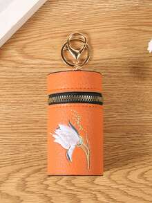 多色口红收纳包及钥匙扣，带刺绣设计，女士迷你钱包/小钱包/钱包钥匙扣 - 彩色 - 查看 15