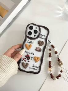 Ốp lưng điện thoại in hình hoạt hình viền lượn sóng, tương thích với iPhone 17/17 Pro Max/16/16 Pro/16 Pro Max/15/15 Pro Max, 13/14/14 Pro Max, Galaxy A50/A12/A32/A52/A72/A51/A21S/A13/A14/S22 Ultra/S23, Redmi 11/12 Pro/12/12X/Note 11/9A/9C/Poco X3 NFC/Redmi 10/9/12C/Note 11 Pro - Nhiều màu - Xem 5