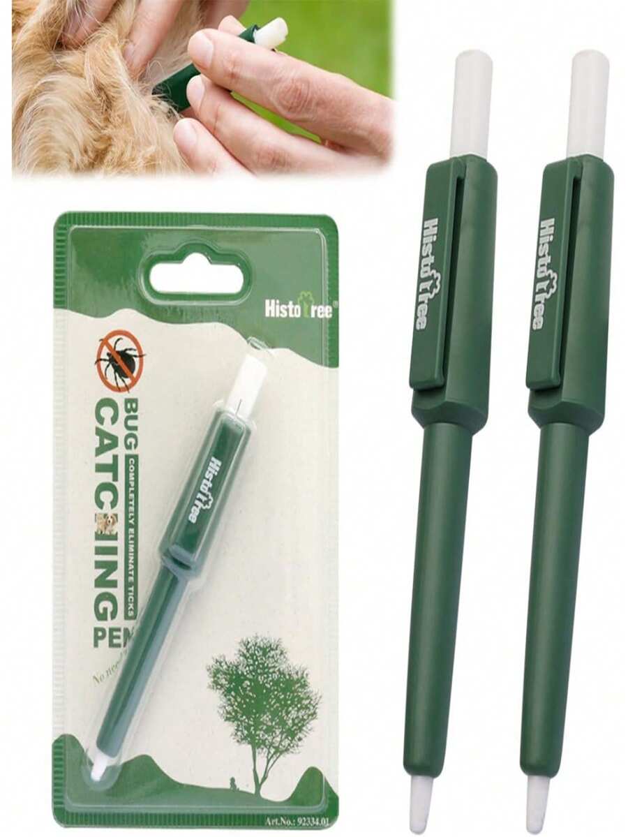 Pet Flea-Killing Pen - Portable Dog Flea And Tick Remover - Pet Grooming Supplies - Dog Hair Removal Tool - Disassembly Kit - Multicolor - View 1
