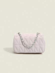 Dedoo High Quality Handbag, Women's Handbag, 2024 New Style, Compact Perfume Chain Small Bag, Fashion Versatile Crossbody Bag, Shoulder Bag, Novel Design - Pink - View 2