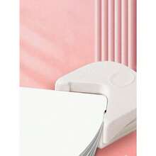 1pc Paper Corner Rounder - R4 4mm Corner Cutter Punch Tool,Corner Rounder R4 Corner Punch, Portable Paper Trimmer Cutter For Laminated Cards, Cardstock, Scrapbooking,Photo Card Making, Paper Cutting DIY Crafts Puncher For Office, School Christmas For Holiday Gift Giving - White - View 5