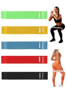 حلقات مطاطية للمقاومة في اليوغا، أشرطة الأرداف، معدات اللياقة البدنية