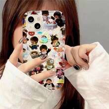 New Cartoon Cute Monchhichis Phone S25 S24 S23 S22 S21 S20 Note10 FE Ultra Plus 5G Back Cover.Accessories. - QN-289QN42501A1 - View 5