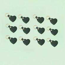 4/12 món trang sức thủ công DIY: Móc khóa da sáng tạo hình trái tim, Móc khóa mặt dây chuyền da hình trái tim, Móc khóa thời trang, Phụ kiện túi xách, Móc khóa ba lô sang trọng, Móc khóa ô tô, Quà tặng sinh nhật, Quà tặng tiệc tùng, Quà tặng ngày lễ tình nhân, Quà tặng trang trí - Nhiều màu - Xem 9