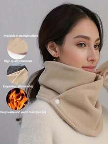 Wielofunkcyjny, jednolity kolor, ciepły, jednolity kolor, elegancki, wszechstronny szalik z ochroną szyi, miękki materiał, odpowiedni zarówno dla mężczyzn, jak i kobiet. Przechowywanie jest bardzo wygodne w użyciu. Nadaje się na jesień i zimę. To miękki i wygodny szalik podróżny, idealny do outdooru i podróży, z funkcją wiatroszczelną.