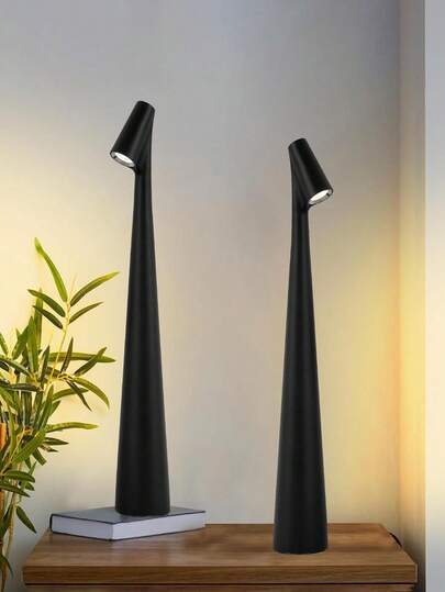 Minimalist Wireless Rechargeable Desk Lamp, LED Light Source, 3 Brightness Levels, Suitable For Room Decor, Various Scenarios