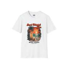 Beach Volleyball Fever T-Shirt  West Coast Tropical Design  Sunset Paradise  Summer Sports - 白色 - 查看 1