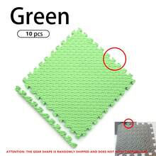 Heavy Gym Floor, Anti-Skid Exercise Mat, Interlocking EVA Foam Exercise Mat - Anti-Skid Surface Puzzle Sports Carpet Tile, Durable Protective Floor Suitable For Family Gym, Yoga And Equipment - Easy Connection Design, Thickened Buffer Training Surface, Gym Accessories, Fashionable Matte Effect