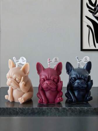 1pc Animal Gesture Candle - Rude Gesture Design, Premium Soy Wax, Smoke-Free & Rich Fragrance - Versatile Decor For Weddings, Birthdays, Communions, And Seasonal/Universal Celebrations