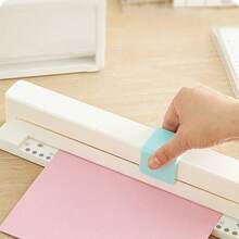 Multi-Functional 30-Hole Manual Hole Puncher - Adjustable Spacing, Multi-Size Office Paper Hole Puncher, ABS+ Metal Material, Durable Paper Hole Puncher - White - View 10