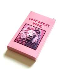 可爱粉色爱情符文塔罗牌，神秘塔罗牌占卜套装，附指南，用于占卜和灵性反思，适合14岁以上人群。 - 粉色 - 查看 9