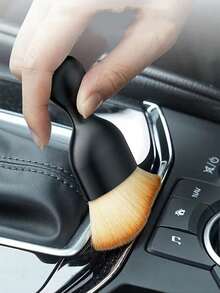 Nano Fiber Brush, Gentle Cleaning, Practical & Multipurpose Car Accessory - Black - View 4
