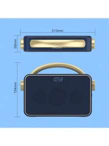 PHILIPS TAR2768 多功能收音機 藍牙連接 便攜充電 立體聲播放 高性能音響 持久 黑色 - 黑色 - 查看 5