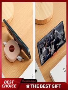 3 件套：ABS 方形绕线器、便携式可旋转数据线和耳机绕线器（带手机支架）、充电线整理收纳盒和线缆管理器